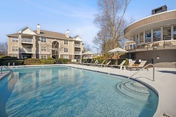 Pool with sundeck